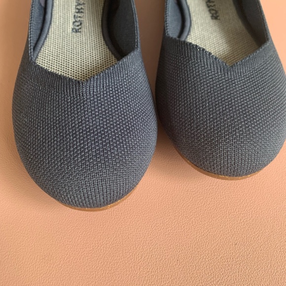 Rothy’s Navy Blue Flats 7.5 - Picture 2 of 5